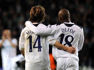 Spurs' tiny twosome - will Jermain give Luka an extra big hug when he wins PFA Player of the Year?