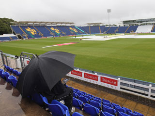 It's raining in Wales. There's a surprise...