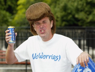 Tuffers used to get stick from the beer tent - now he advertises the beer