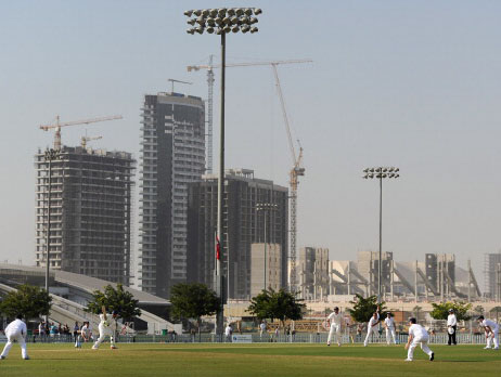 High buildings, high scores. An average first innings total of around 370 means draws are always on the cards.