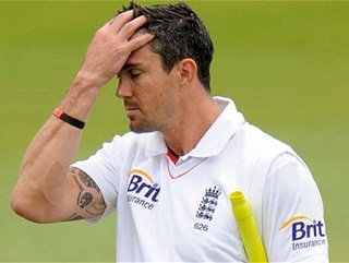 Not again! Kevin Pietersen succumbs to another left-arm spinner