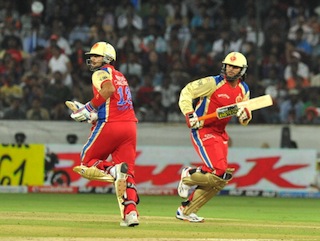 Kohli is just one of Bangalore's in-form batsmen.