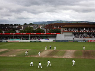 Taunton, Somerset. Where Peter Roebuck was captain and where he was involved in huge controversy as the man who said Viv Richards and Joel Garner were surplus to requirements  