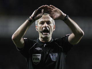 Martin Atkinson has served up six red cards and 65 yellows in 17 Premier League matches 