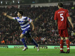 Shane Long wheels away after scoring the extra time winner at Anfield