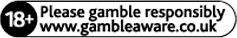 Please gamble responsibly www.gambleaware.co.uk