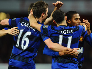 Antonio Valencia scored the first and set up the second in Man United's win