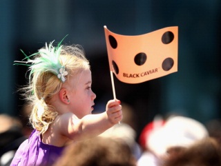 The flags will be out for Black Caviar on Saturday