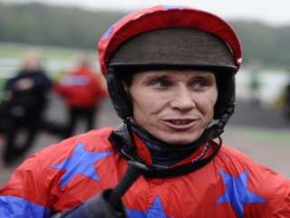 Richard Johnson rides the top weight in the Lanzarote Hurdle.
