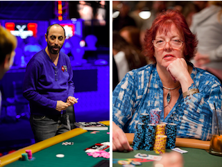 2011 Poker Hall of Fame inductees Barry Greenstein and Linda Johnson