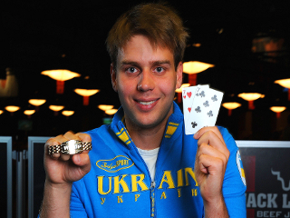 Eventual winner Oleksii Kovalchuk (Photo credit: PokerNews / WSOP.com)