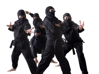 Ninjas. What would they move all-in with?