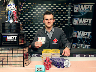 Andrey Pateychuk, 2011 WPT Prague Champion (Photo: World Poker Tour)