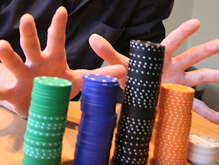 Some players seem especially ready to push all in from the small blind when the table folds to them.