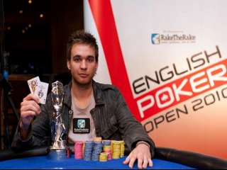 Fabian Quoss after his English Poker Open win