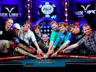 For nine players, the 2011 WSOP Main Event bracelet is still within reach (Photos: PokerNews)