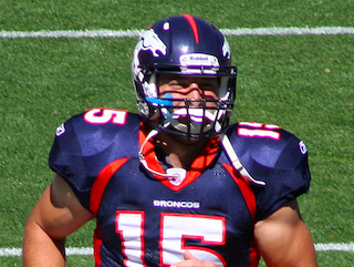 Tim Tebow has led the Denver Broncos to several improbable last-minute victories, some of which seemed as likely as rivering a two-outer.