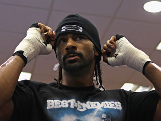 David Haye's talking already