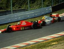 Prost and Senna controversially crash out in 1990
