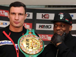 This may be as close to Klitschko's title as Del Boy gets