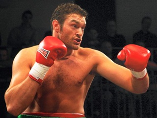 Undefeated in 17 professional fights - Tyson Fury