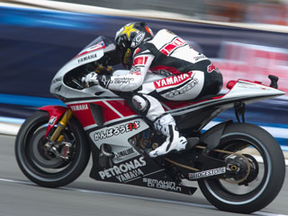 Jorge Lorenzo looked fantastic in practice yesterday 