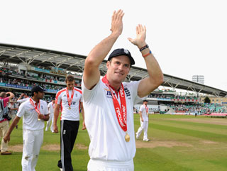 Well done, Straussy, now put your feet up in St Lucia! 
