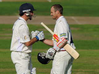 Crucial to the cause: Will Smith (left) has taken over from Dale Benkenstein as Durham captain