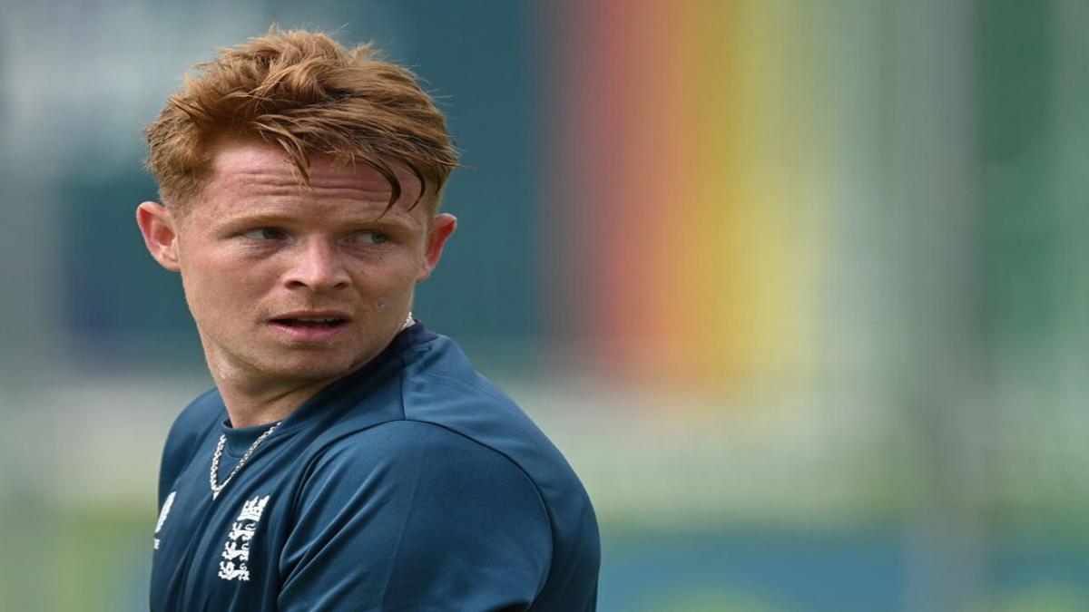 England cricketer Ollie Pope