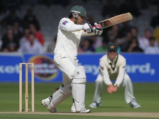 Salman Butt in action at Lords