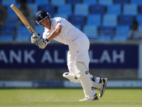Run machine. Jonathan Trott looks set to cash in this time. 
