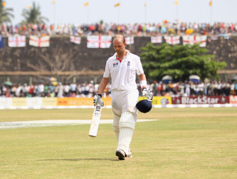 Jonathan Trott hit a magnificent century in the First Test but he failed to finish the job 