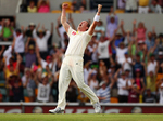 You beauty. Peter Siddle took a hat-trick which dramatically swung the balance in Australia's favour