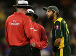 Shahid Afridi misses out this match as he is still suspended after the famous ball-biting incident
