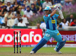 Master batsman Sachin Tendulkar hits out for Mumbai in last year's competition