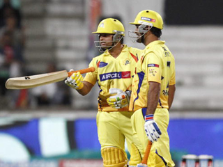 Main men. Ms Dhoni and Suresh Raina are incredibly consistent peformers for Chennai 