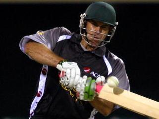 Matt Hayden is on a horror run with the bat