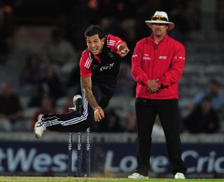 Raw pace. Jade Bernbach can cause some damage at the start of an innings. 