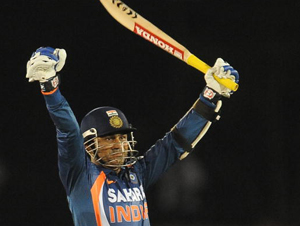 Virender Sehwag is arguably the most destructive batsman in world cricket 
