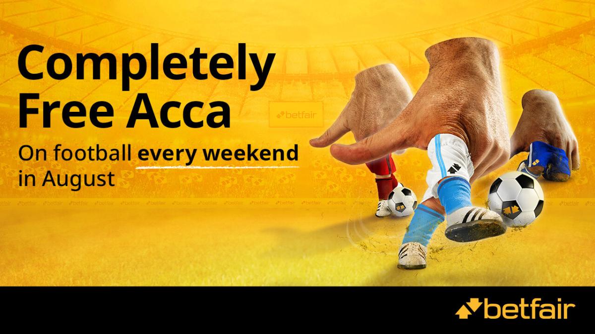 Completely FREE ACCA: Betting.Betfair's Editor selections from 5/1 to 29/1