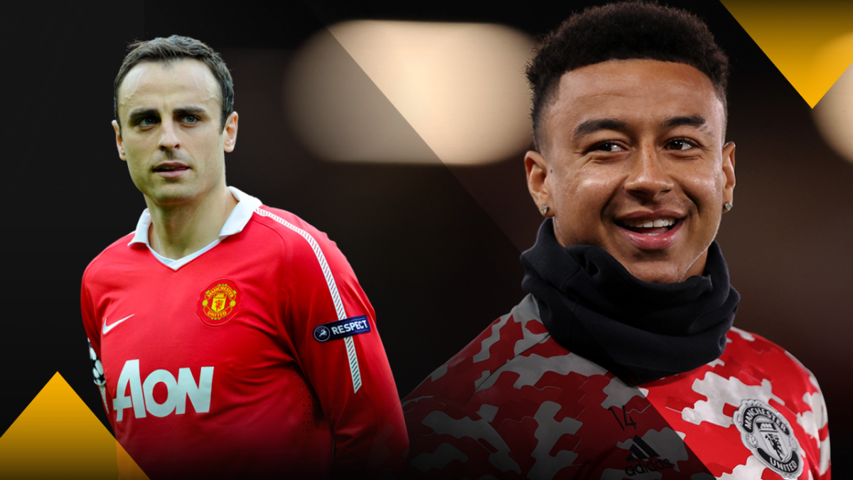 Dimitar Berbatov and Jesse Lingard