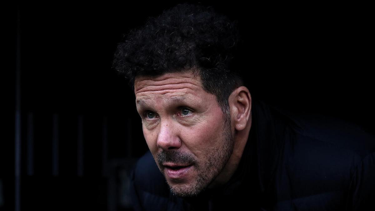 Atletico Madrid coach Diego Simeone