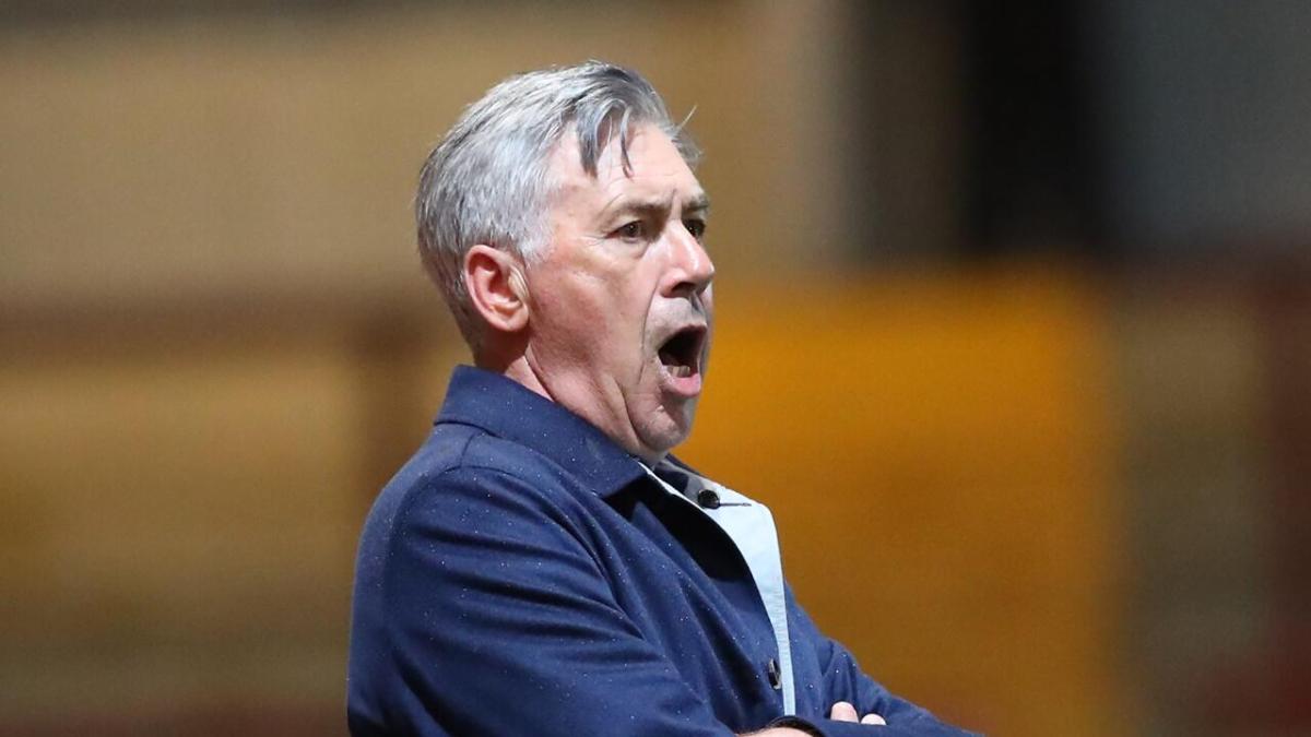 Real Madrid coach Carlo Ancelotti 