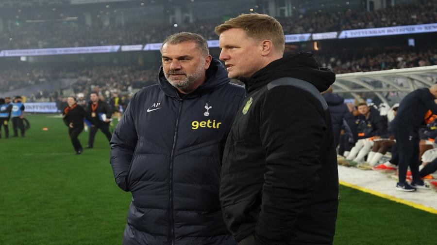 Ange Postecoglou and Eddie Howe preseason 2024.jpg