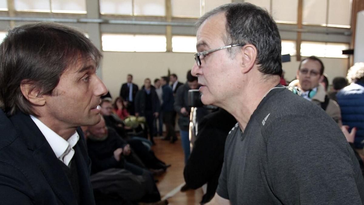 Antonio Conte and Marcelo Bielsa
