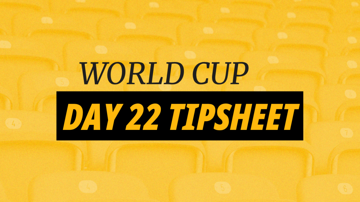 Image for Betfair's day 22 World Cup tips 