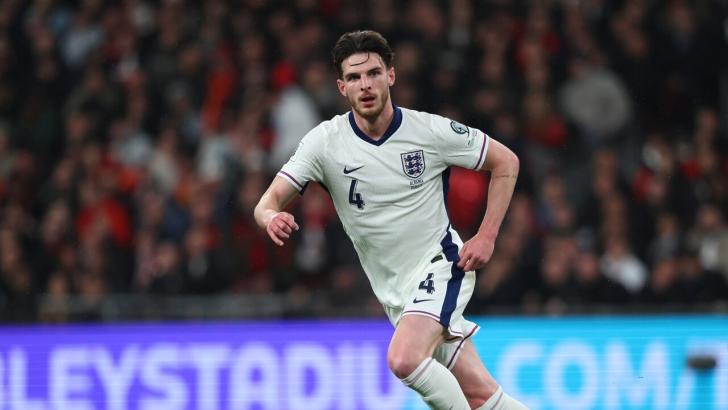 England midfielder Declan Rice