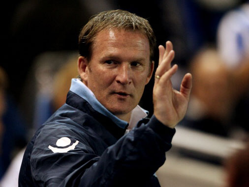 Simon Grayson: out of the Leeds hotseat and into the Huddersfield one within a matter of weeks 