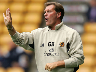 Glenn Hoddle was in charge at Molineux for just two seasons 