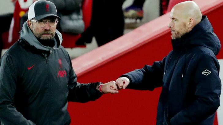 Jurgen Klopp and Erik ten Hag